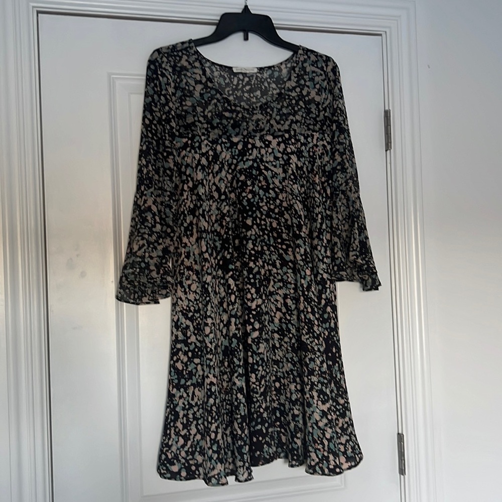 ANTHROPOLOGIE SHIFT DRESS PRINTED